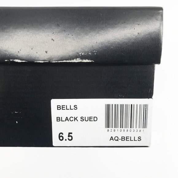 ❌SOLD❌NEW🌸AQUA Bells Studded Suede Ankle Strap Sandals - Picture 11 of 11